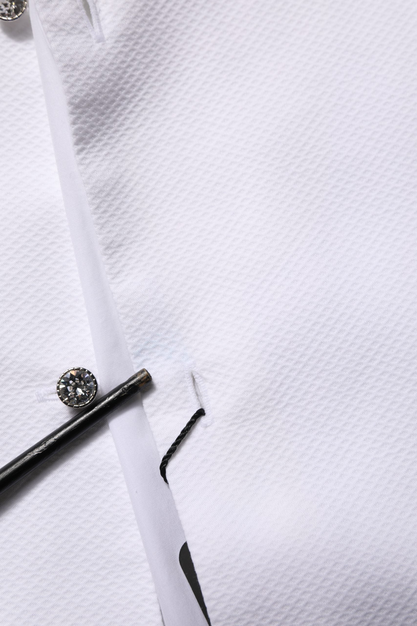 Dolce & Gabbana White Bib Cotton Poplin Dress Formal Shirt | Regal Royce