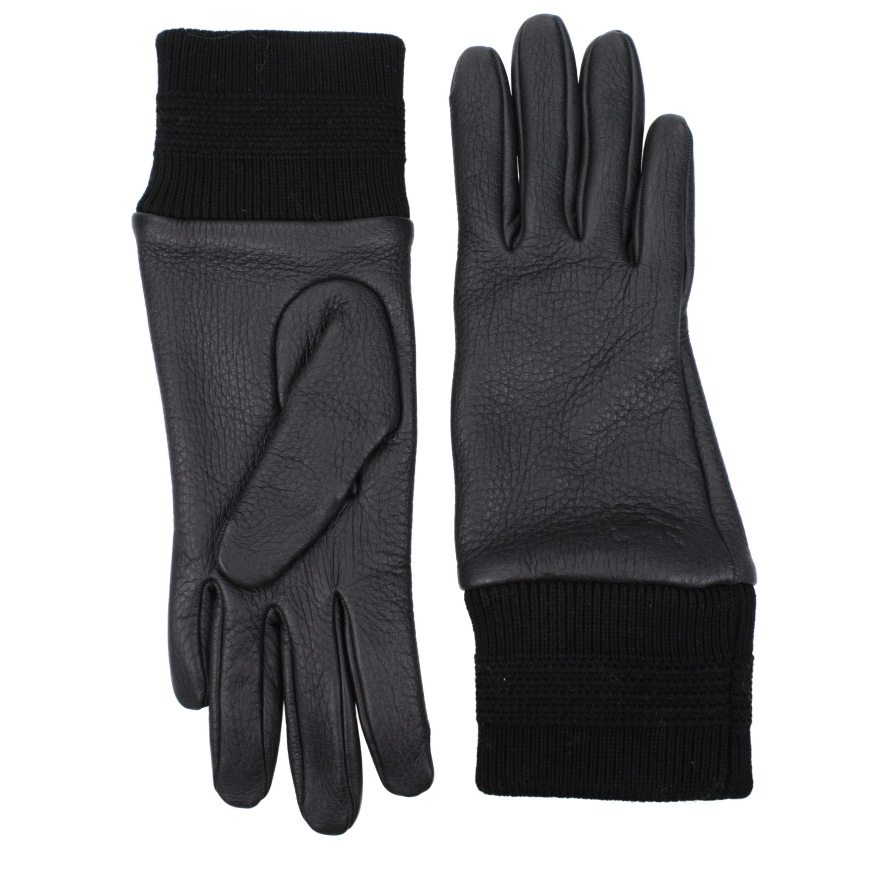 Burberry Black Leather Gloves | Regal Royce