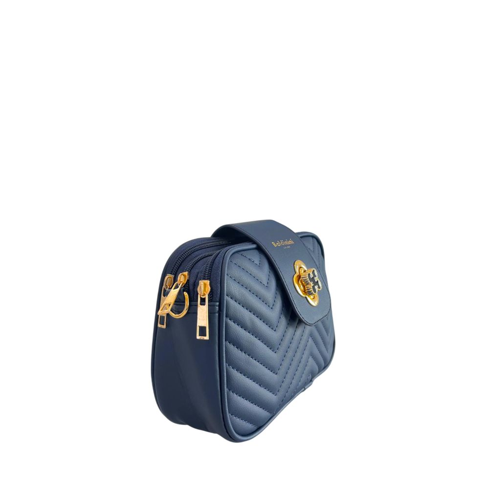 Baldinini Trend Blue PU Women Crossbody Bag | Regal Royce