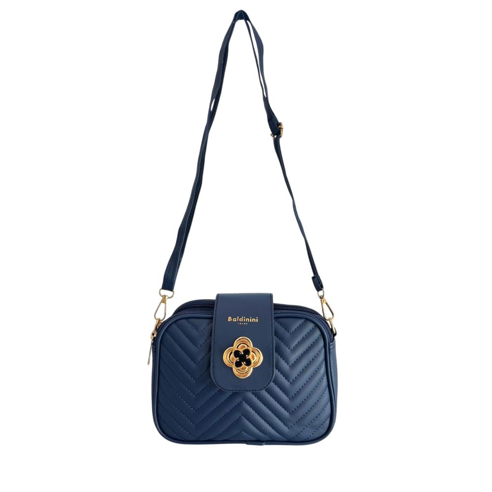 Baldinini Trend Blue PU Women Crossbody Bag | Regal Royce