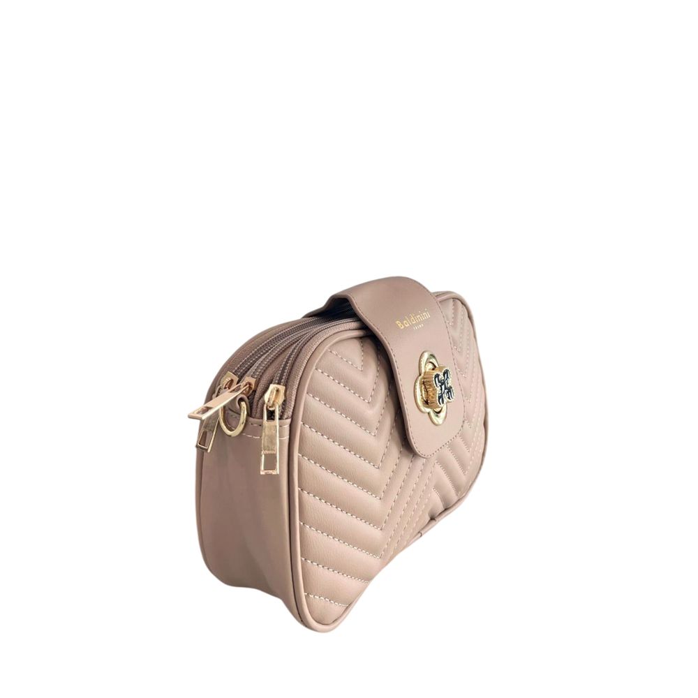 Baldinini Trend Beige PU Women Crossbody | Regal Royce