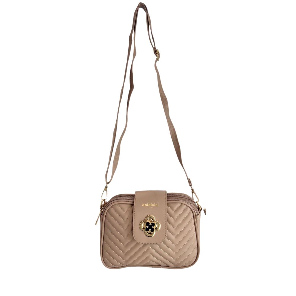 Baldinini Trend Beige PU Women Crossbody | Regal Royce