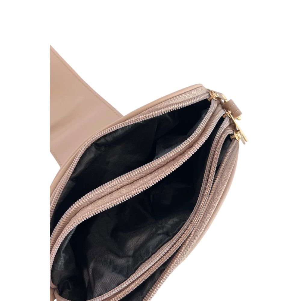 Baldinini Trend Beige PU Women Crossbody | Regal Royce