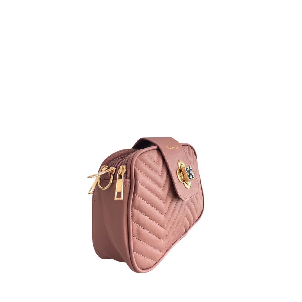 Baldinini Trend Pink PU Women Crossbody Bag | Regal Royce