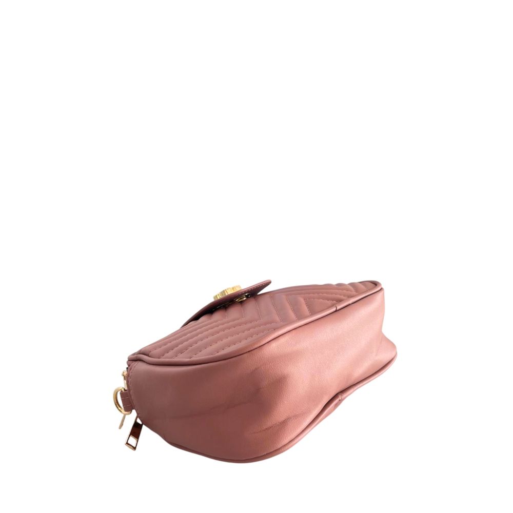 Baldinini Trend Pink PU Women Crossbody Bag | Regal Royce