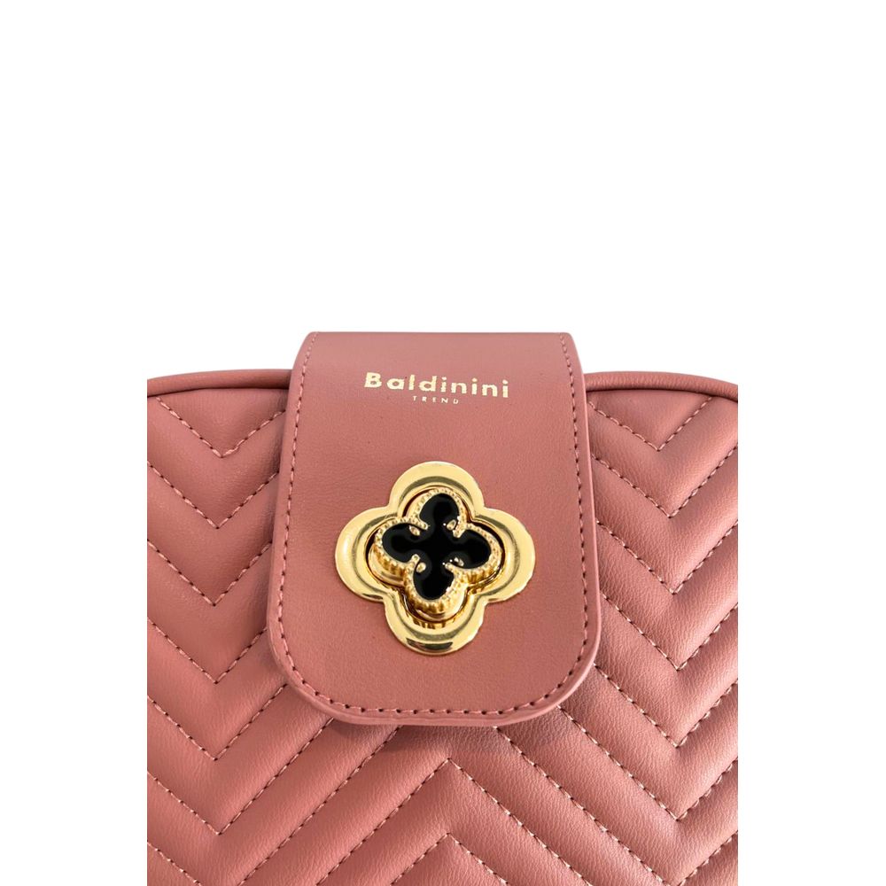 Baldinini Trend Pink PU Women Crossbody Bag | Regal Royce