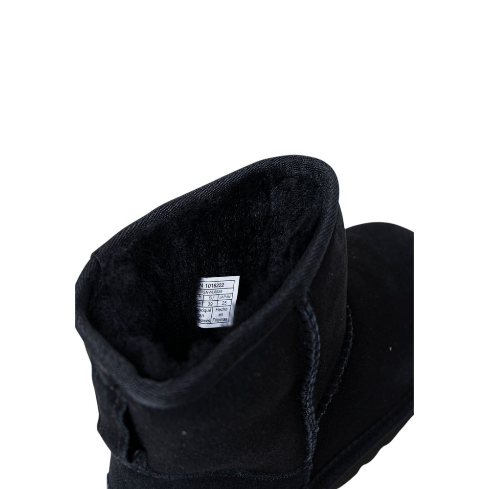 UGG Black Suede Leather Ankle Boots | Regal Royce