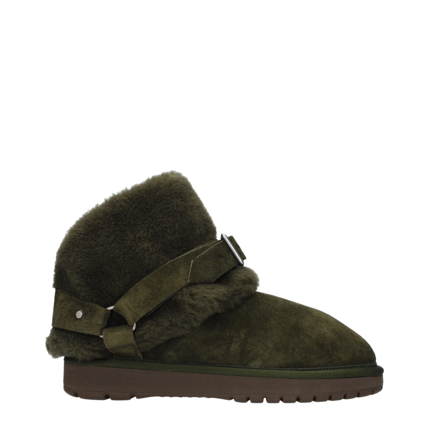 Burberry Green Leather Ankle Boots | Regal Royce