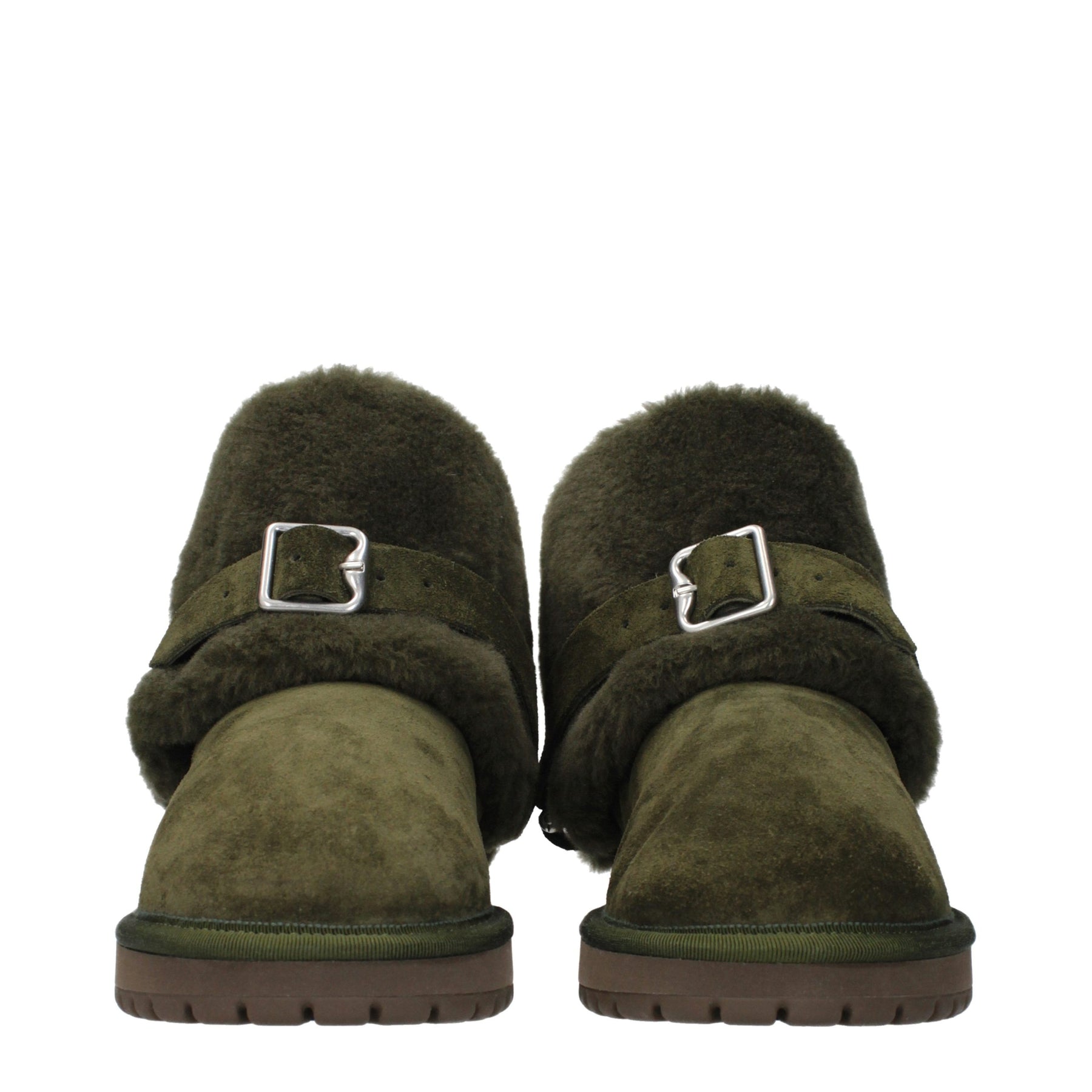 Burberry Green Leather Ankle Boots | Regal Royce