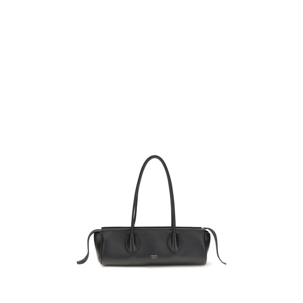 Khaite Black Lamb Ovis Aries Aries Shoulder Bag | Regal Royce