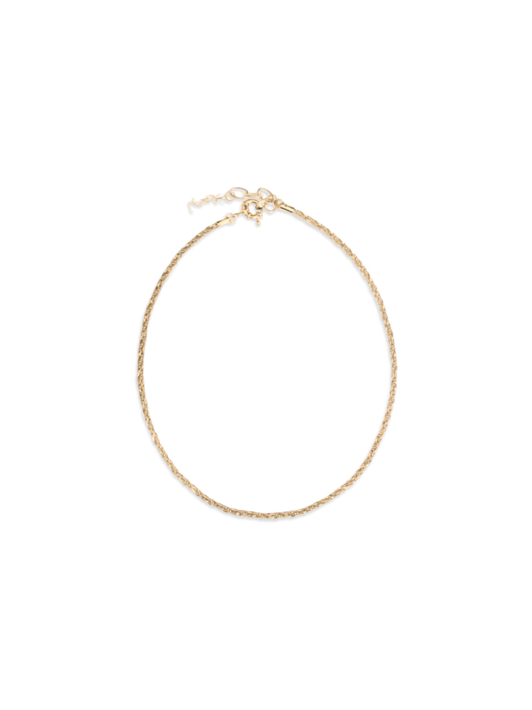 Saint Laurent Gold Brass Necklace | Regal Royce