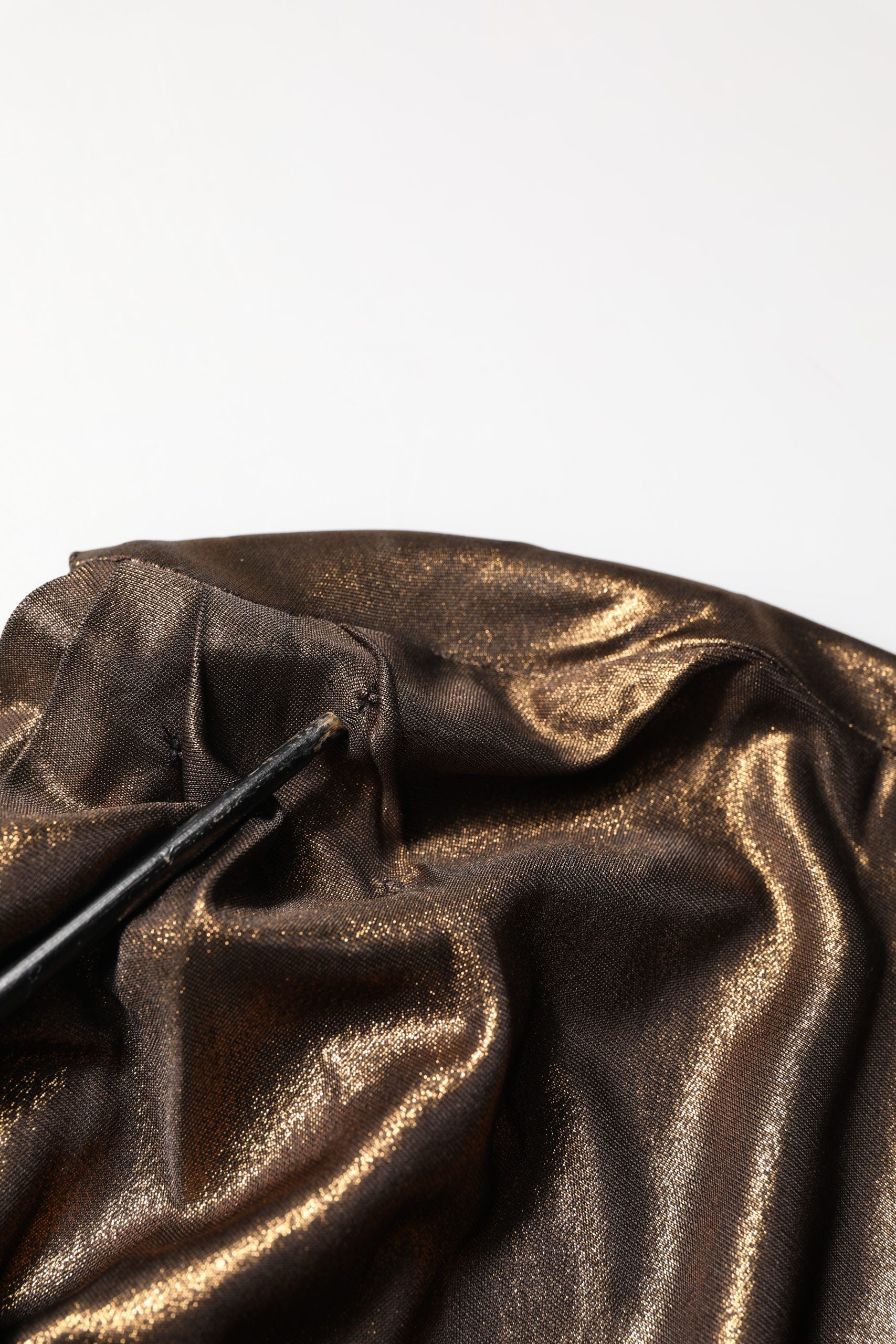 Dolce & Gabbana Bronze Asymmetrical Draping OneShoulder Dress | Regal Royce