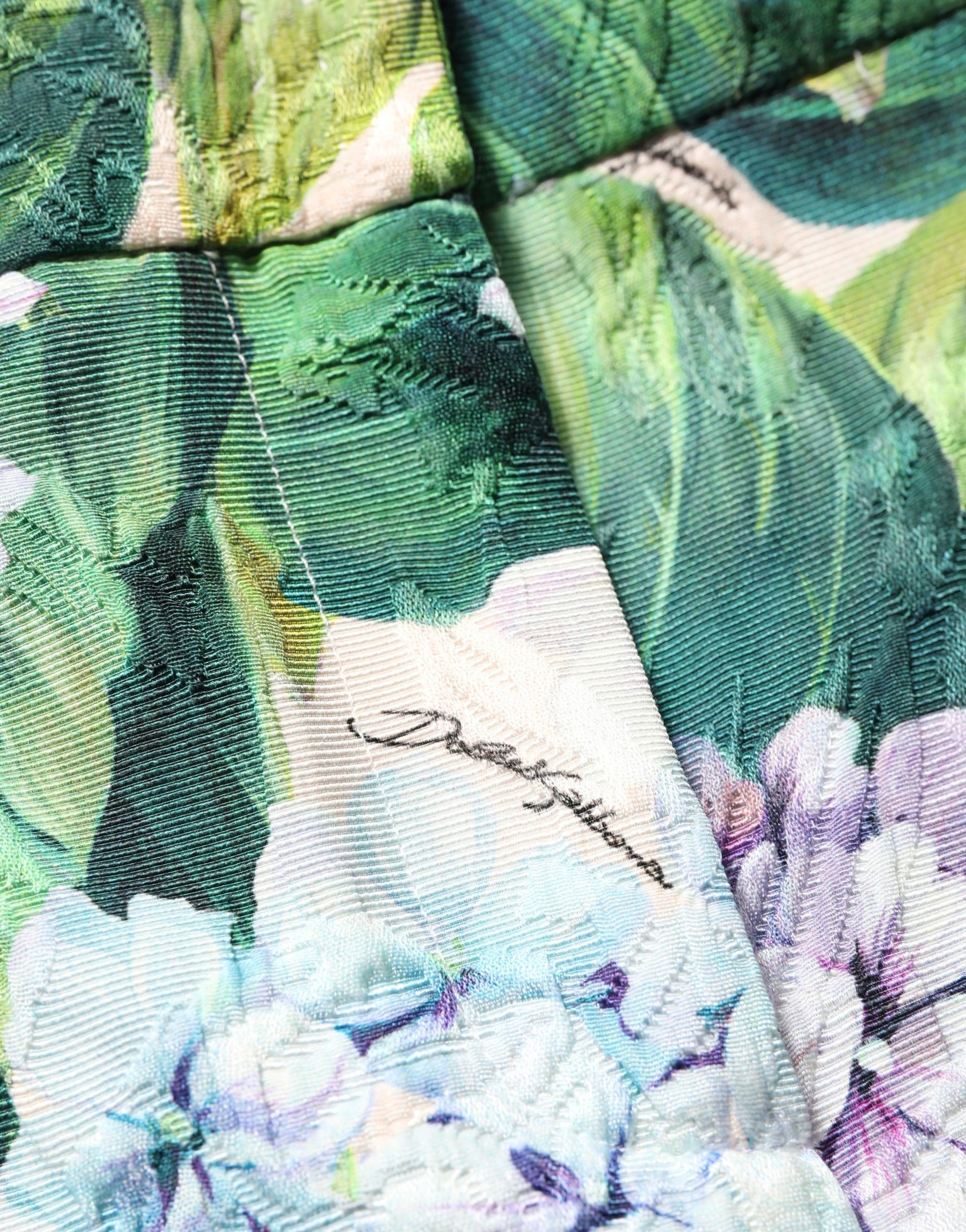 Dolce & Gabbana Multicolor Floral Print Tapered Trouser Pants | Regal Royce