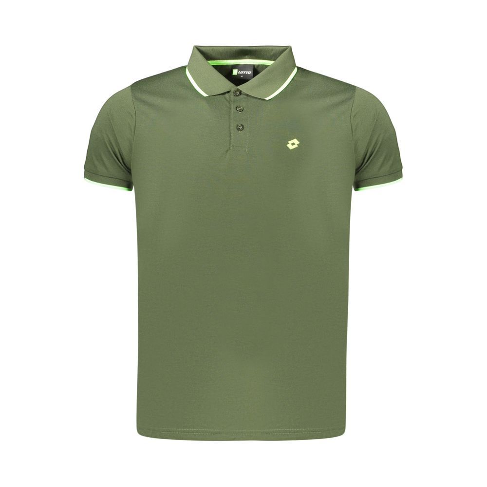 Lotto Green Polyester Men's Polo Shirt | Regal Royce