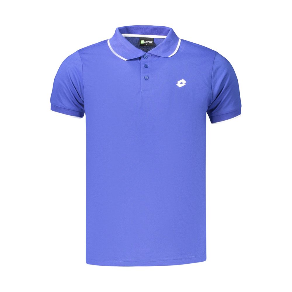 Lotto Blue Polyester Men's Polo Shirt | Regal Royce