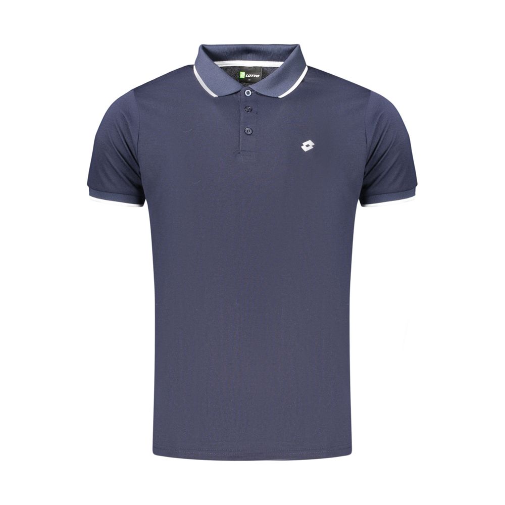 Lotto Blue Polyester Men's Polo Shirt | Regal Royce