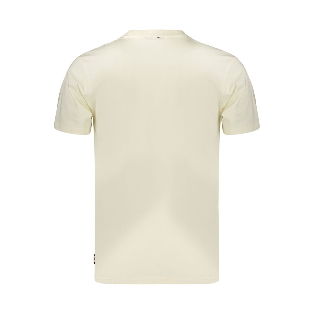 Fila Beige Cotton Men's T-Shirt | Regal Royce