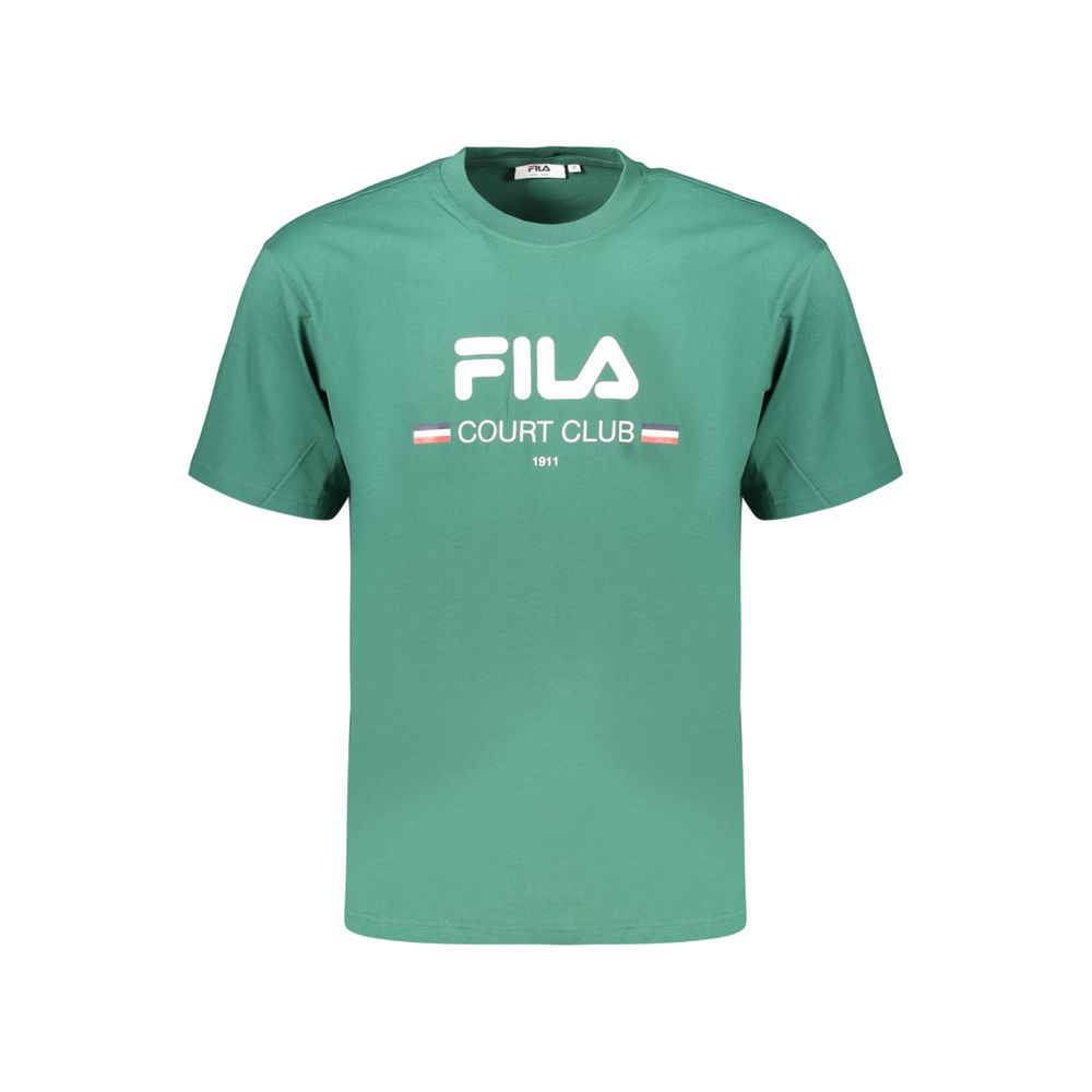 Fila Green Cotton Men's T-Shirt | Regal Royce