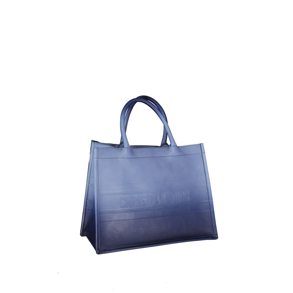Dior Blue Calfskin Tote Bag | Regal Royce