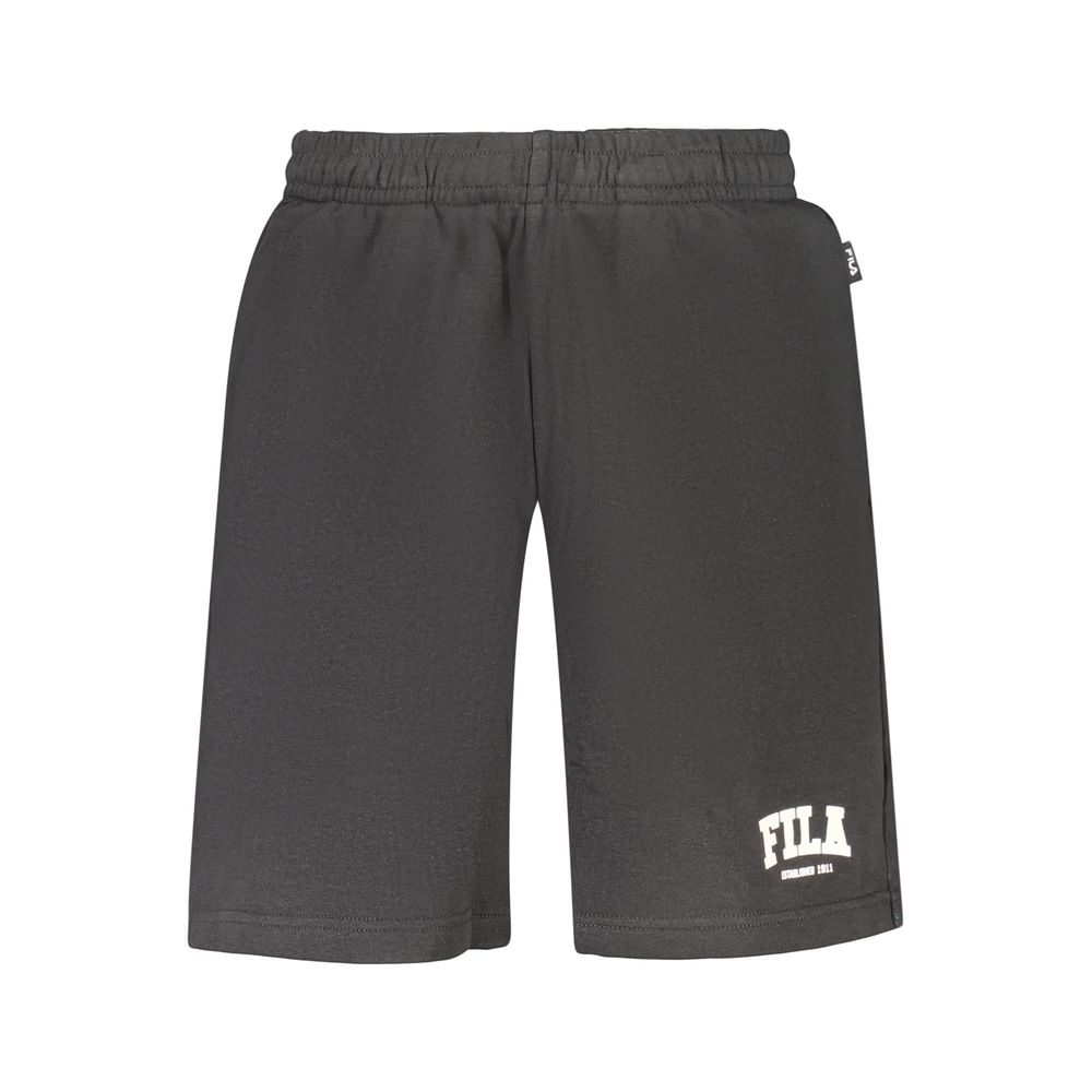 Fila Black Cotton Men's Pants | Regal Royce
