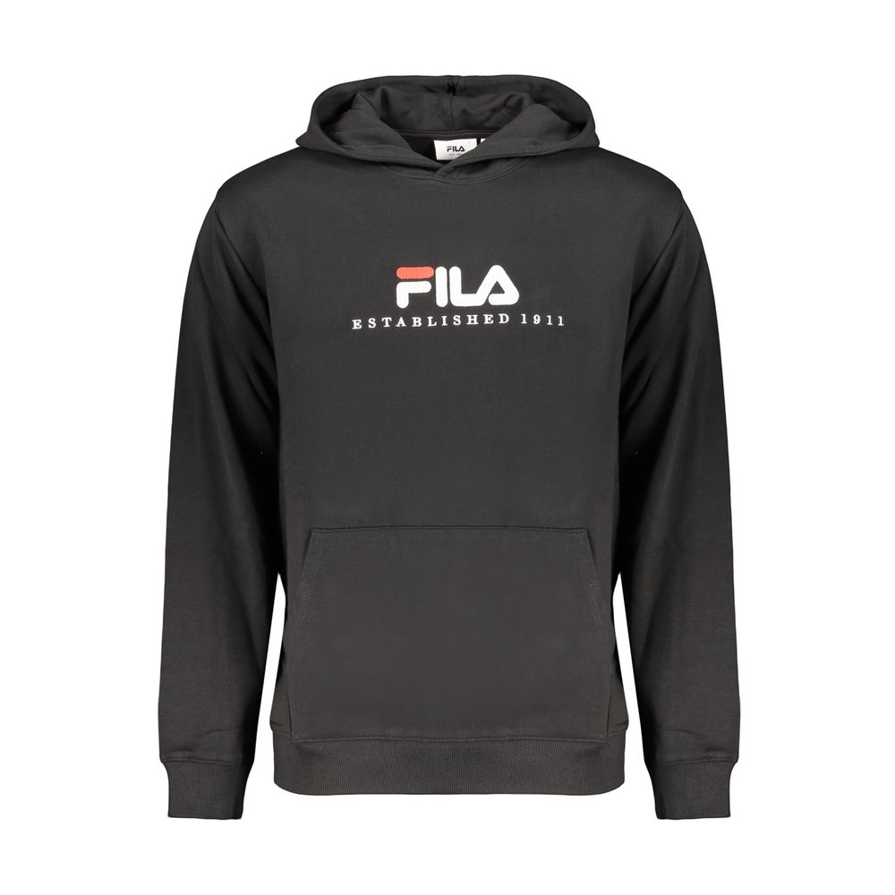 Fila Black Cotton Men's Sweatshirt | Regal Royce