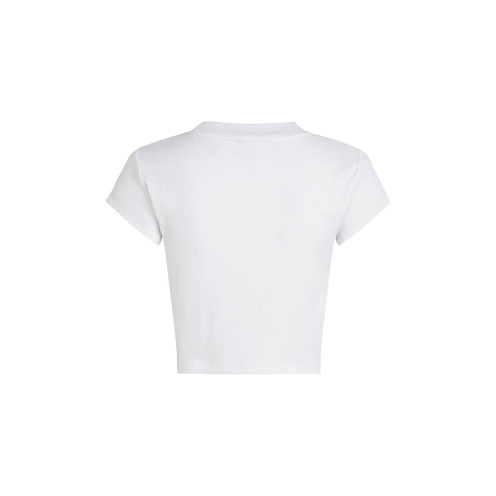 Calvin Klein Jeans White Cotton T-Shirt | Regal Royce