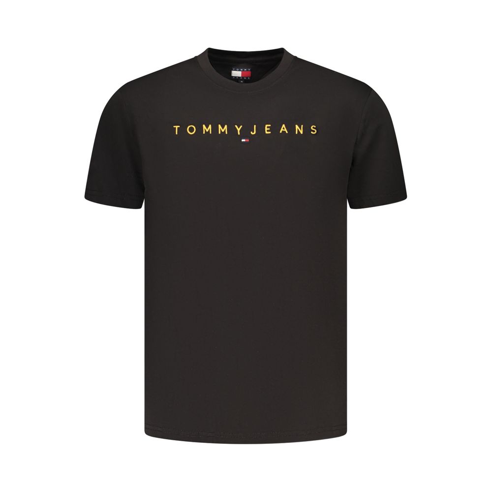 Tommy Hilfiger Black Cotton Men's T-Shirt | Regal Royce