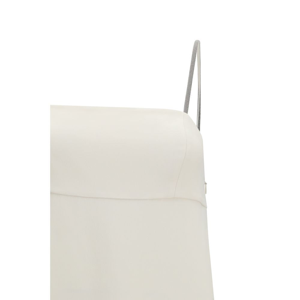 Brunello Cucinelli White Acetate Casual Dress | Regal Royce