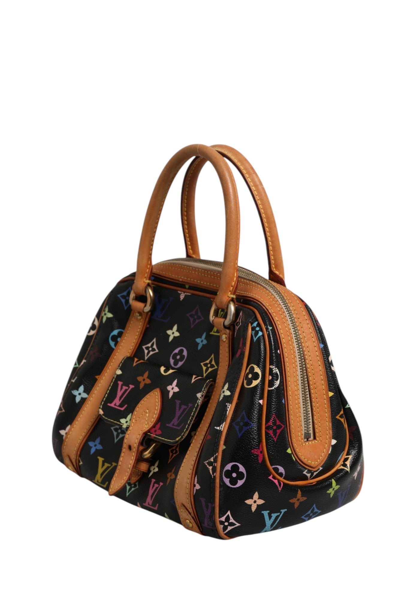 Louis Vuitton Black Monogram Multicolor Canvas Priscilla Handbag | Regal Royce