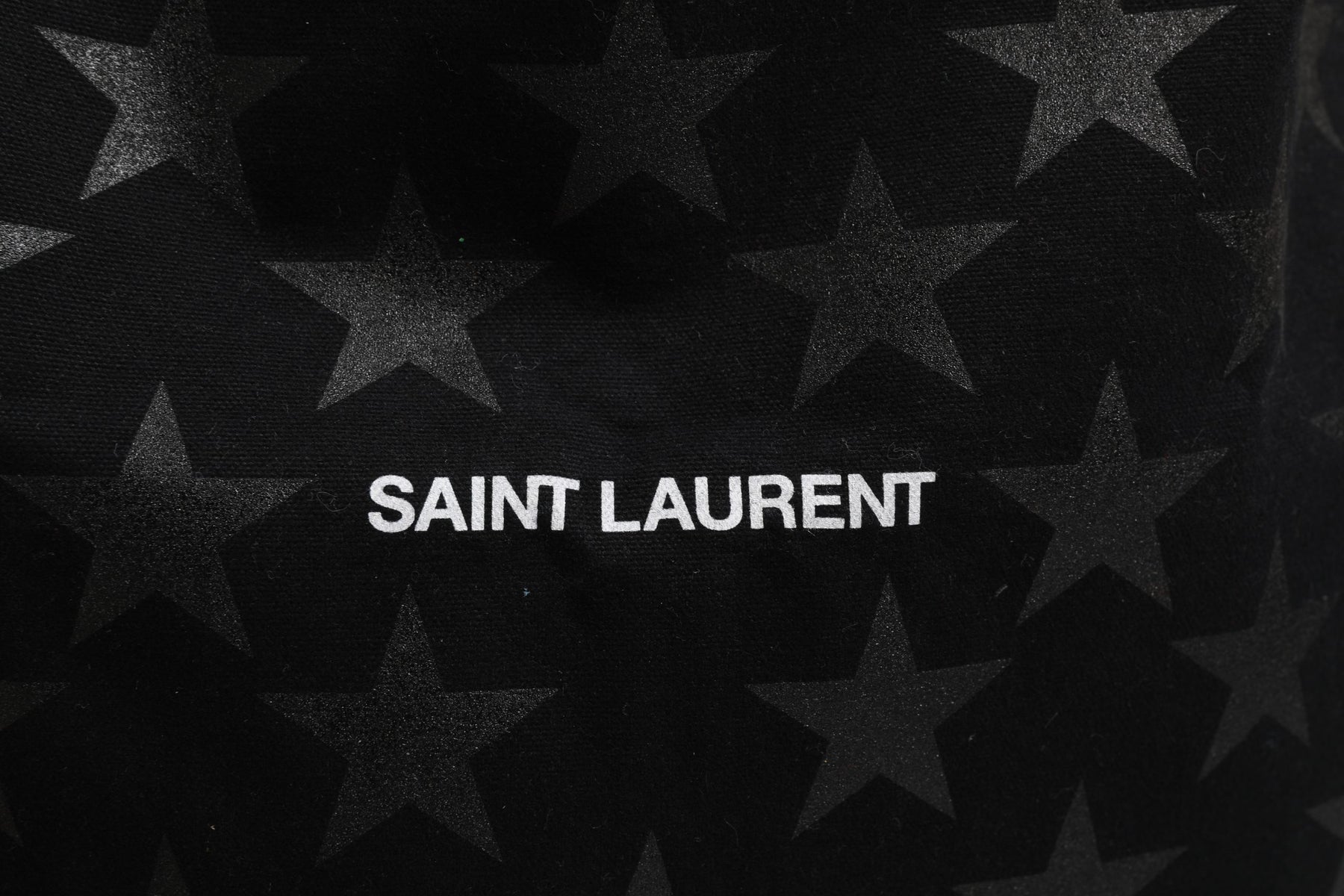 Saint Laurent Rive Droite Black Tote Bag With Star Print Tote bag | Regal Royce