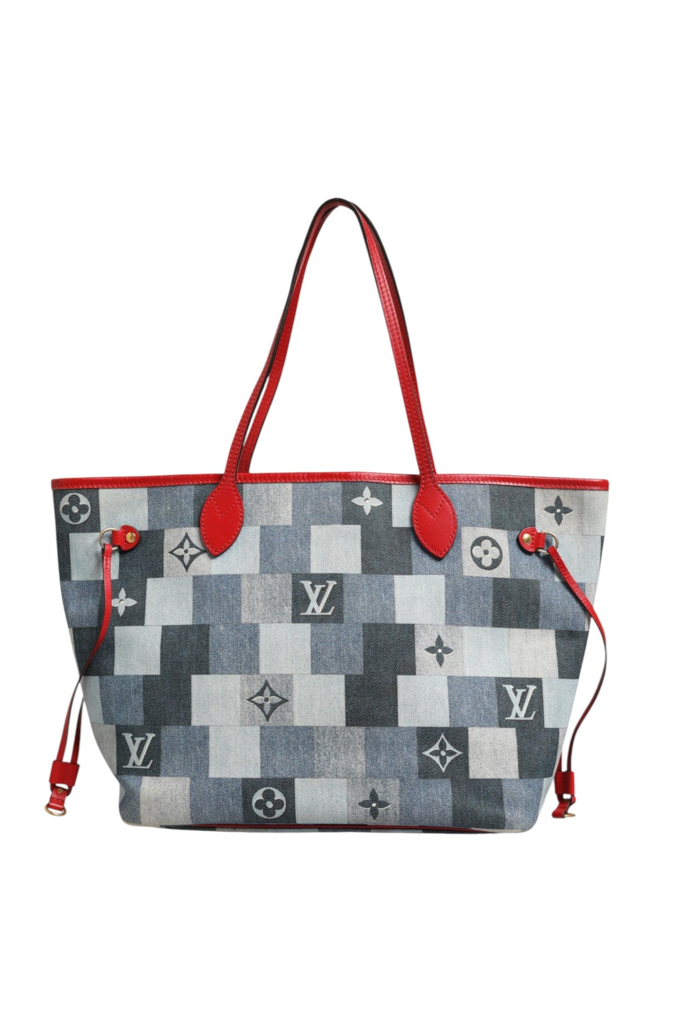 Louis Vuitton Neverfull Patchwork Monogram Denim Tote Bag | Regal Royce