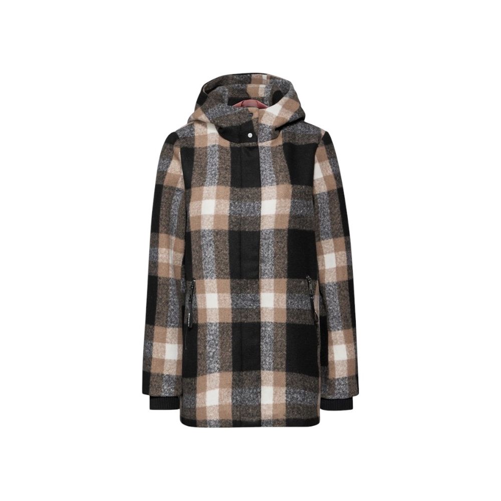 Street One Beige Polyester Coat | Regal Royce