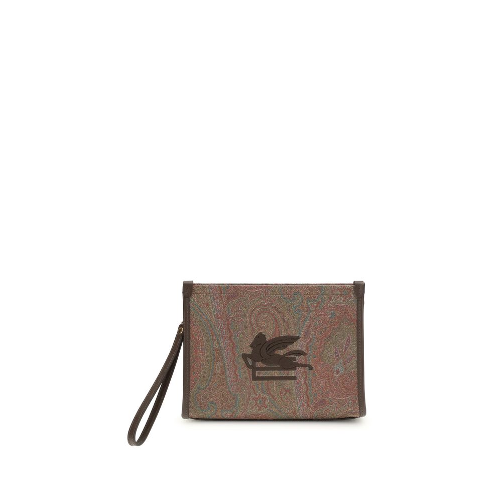 Etro Multicolor Cotton Clutch Bag | Regal Royce
