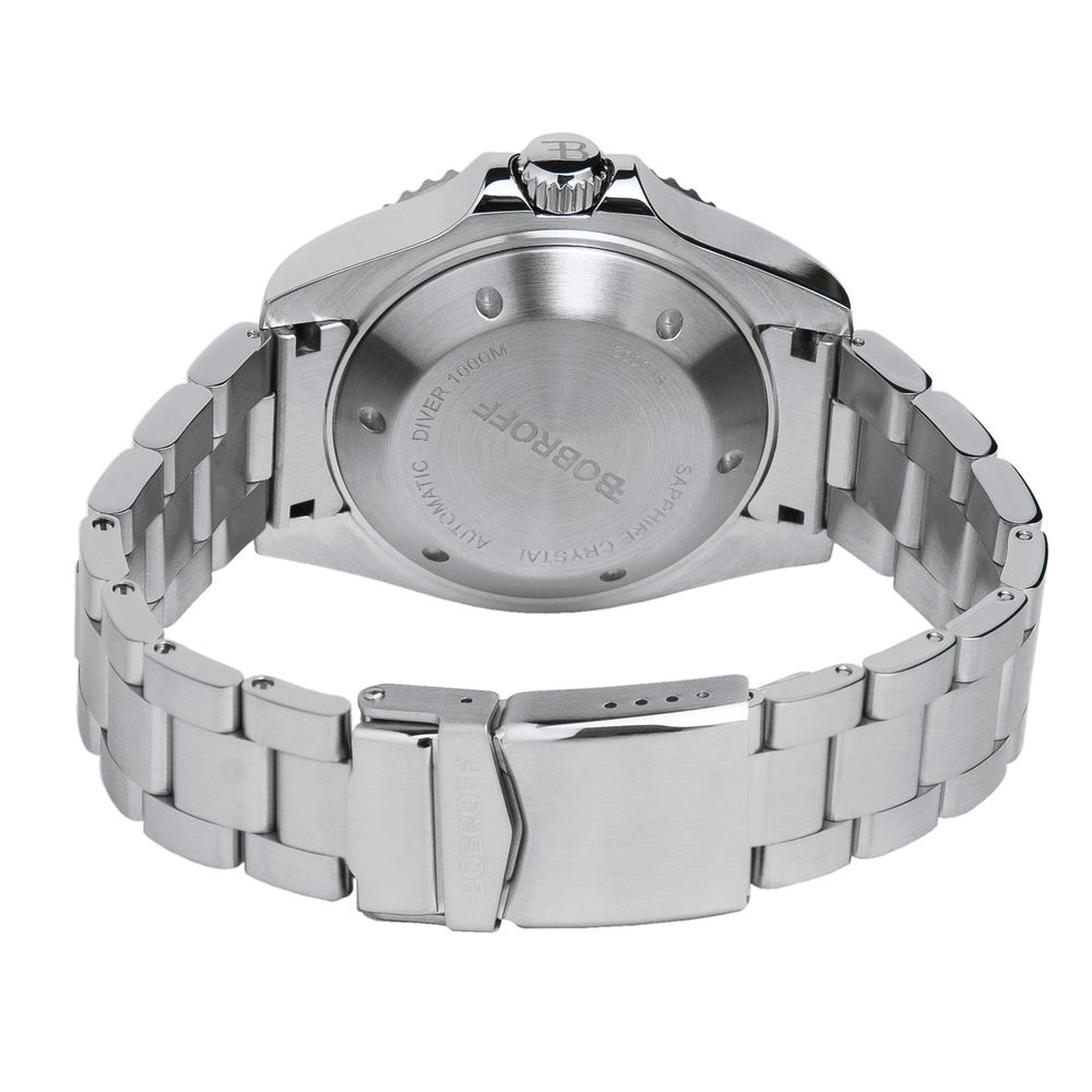 Bobroff Silver Stainless Steel Sport Watch | Regal Royce