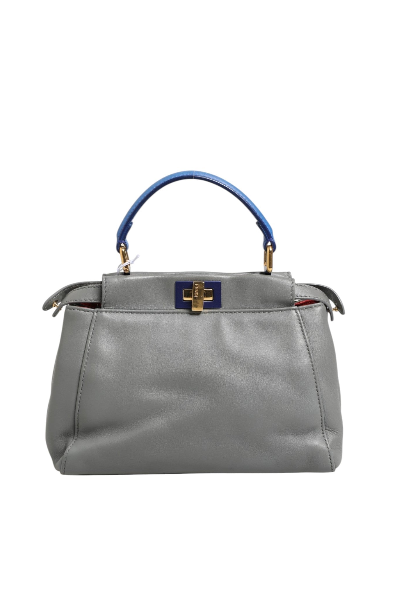 Fendi Mini Peekaboo Blue Grey | Regal Royce