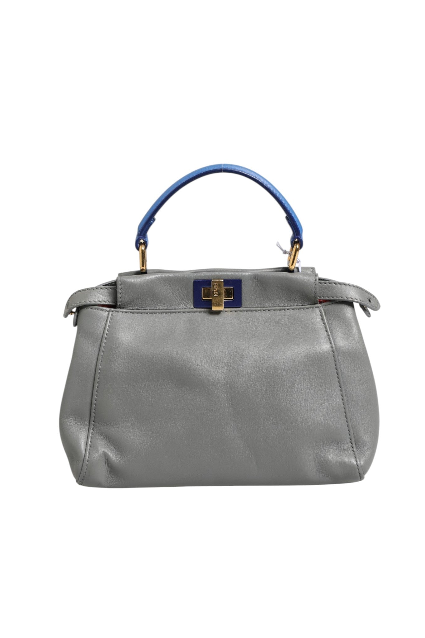 Fendi Mini Peekaboo Blue Grey | Regal Royce