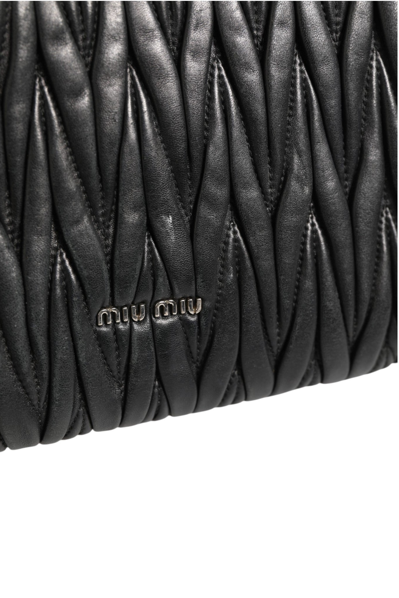 Miu Miu Confidential Matelasse Leather Flap Shoulder Bag | Regal Royce