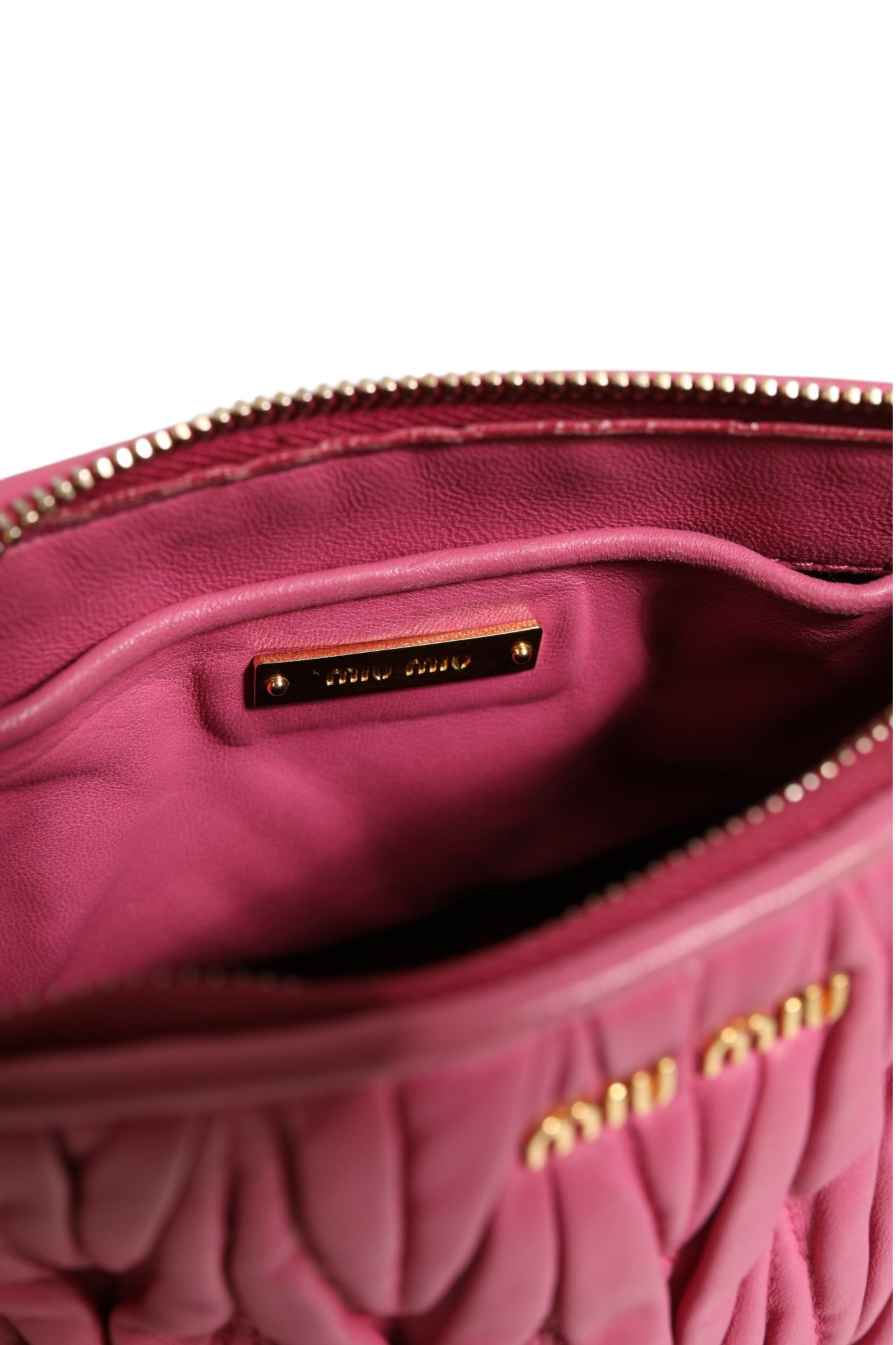 Miu Miu Matelassé Leather Shoulder Bag | Regal Royce