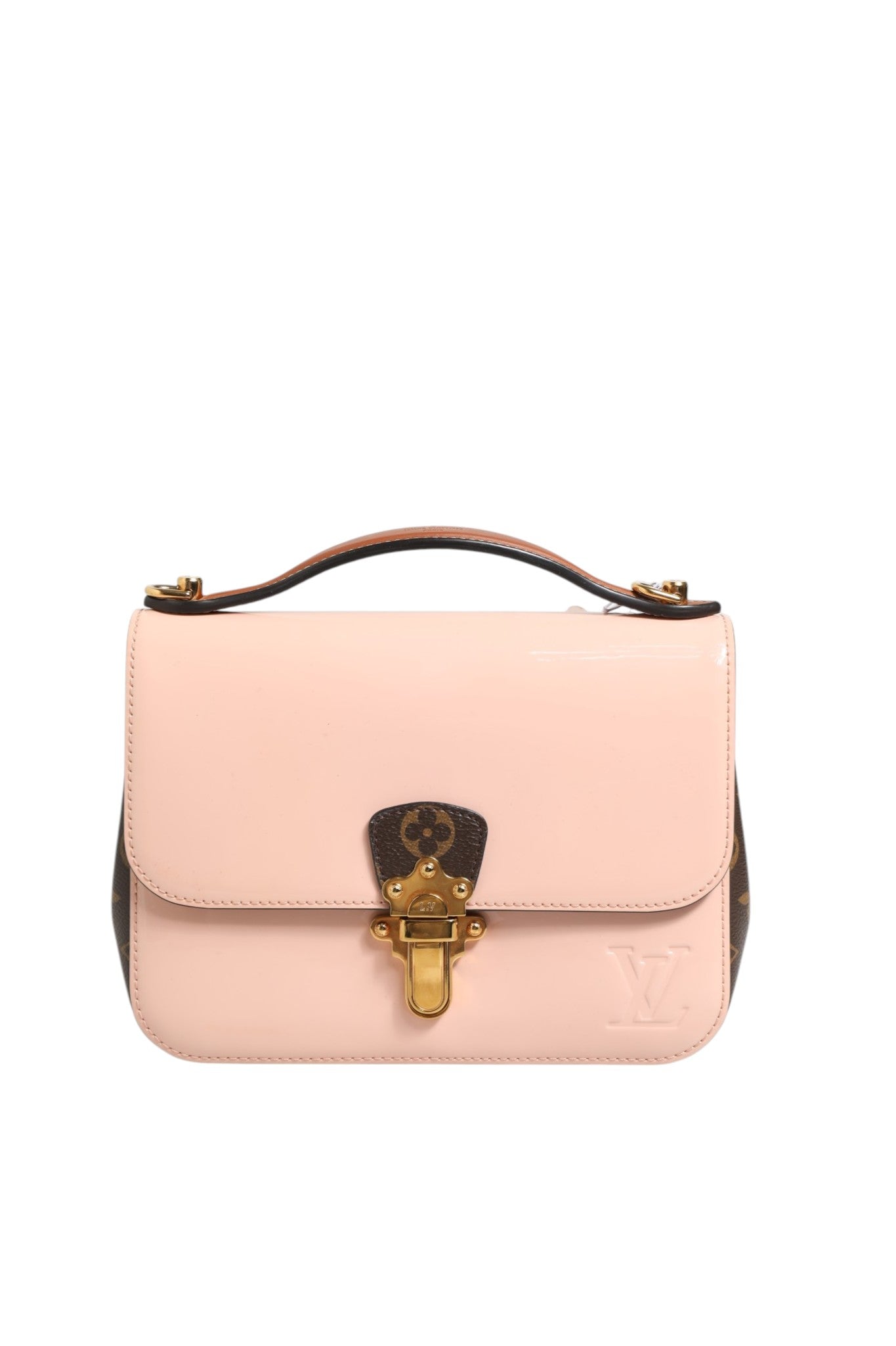 Louis Vuitton Pink Vernis and Monogram Canvas Cherrywood BB Shoulder Bag | Regal Royce