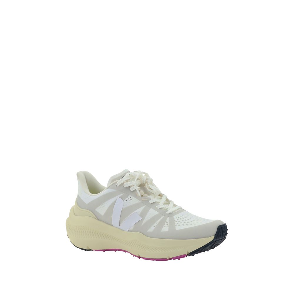 Veja White Polyester Athletic Sneakers | Regal Royce