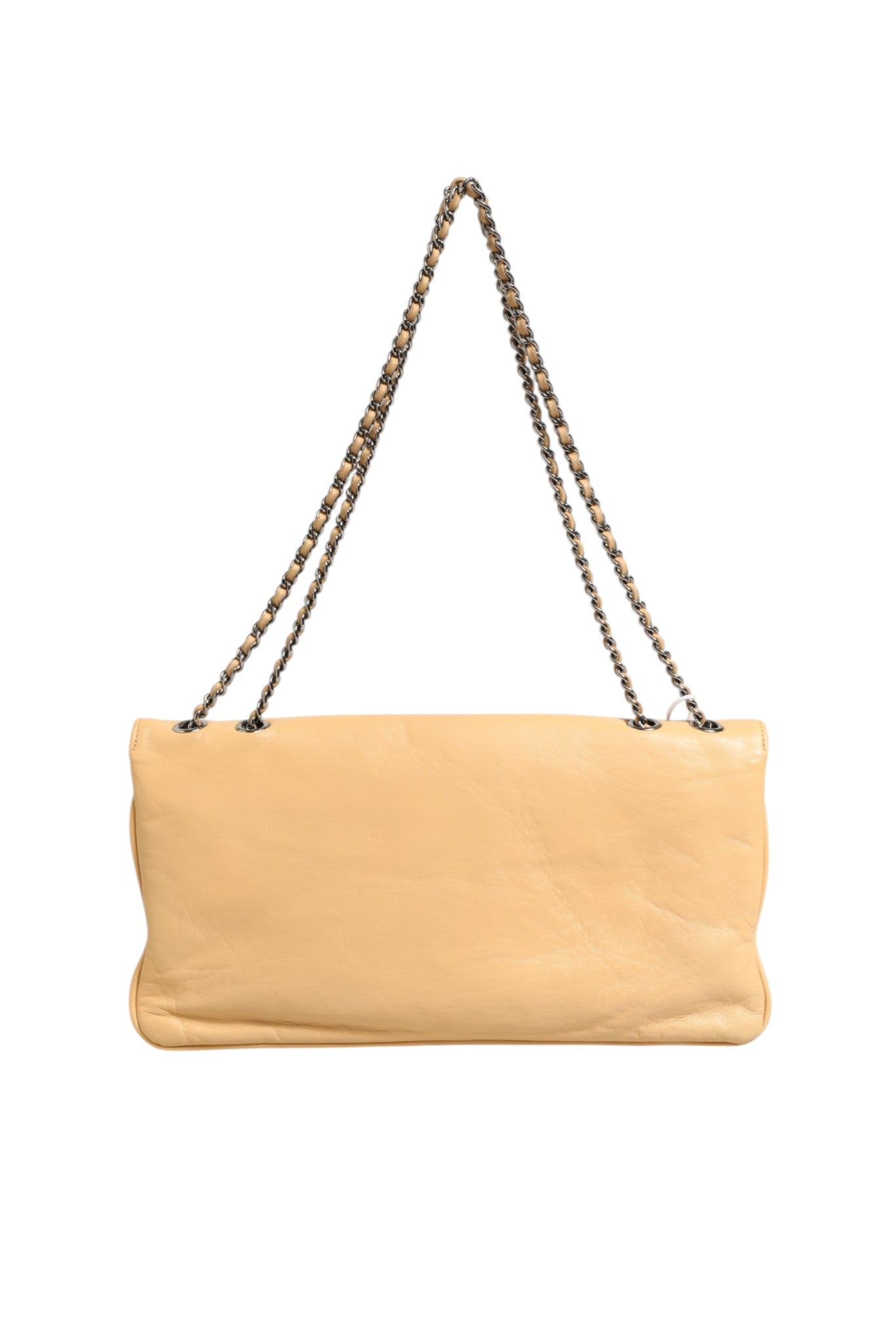 Chanel Beige Lambskin Giant Reissue Mademoiselle Lock Flap Bag | Regal Royce