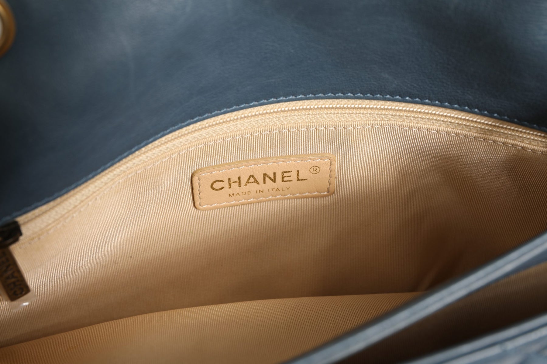 Chanel Blue Quilted Leather Crown Flap Shoulder Bag | Regal Royce