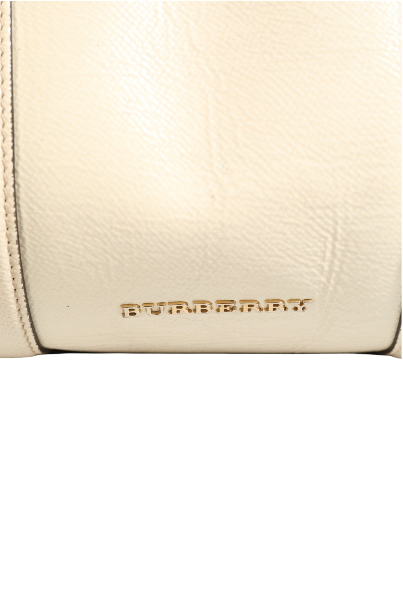 Burberry Chalk White Large Leather Tote Bag | Regal Royce