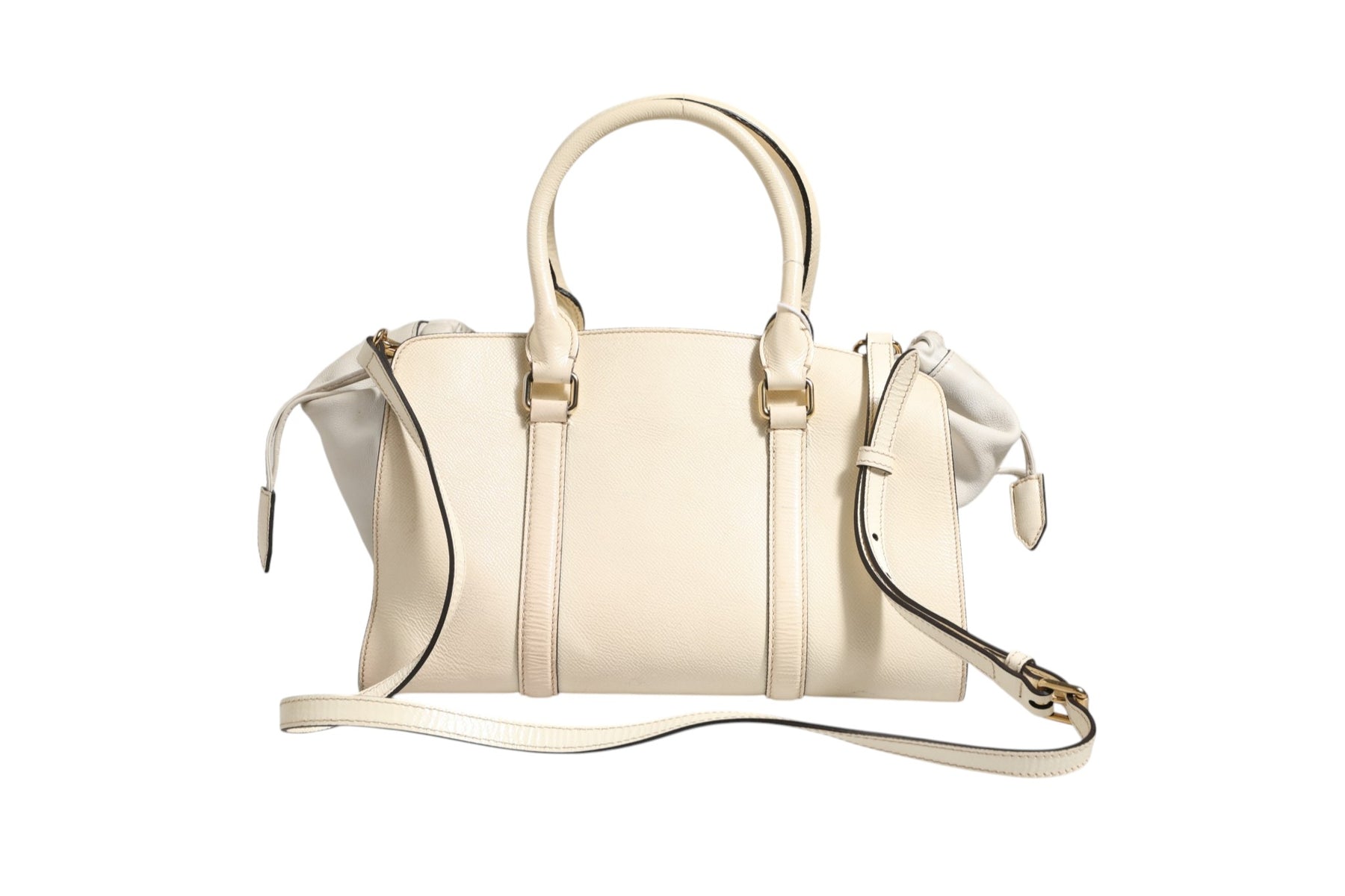 Burberry Chalk White Large Leather Tote Bag | Regal Royce