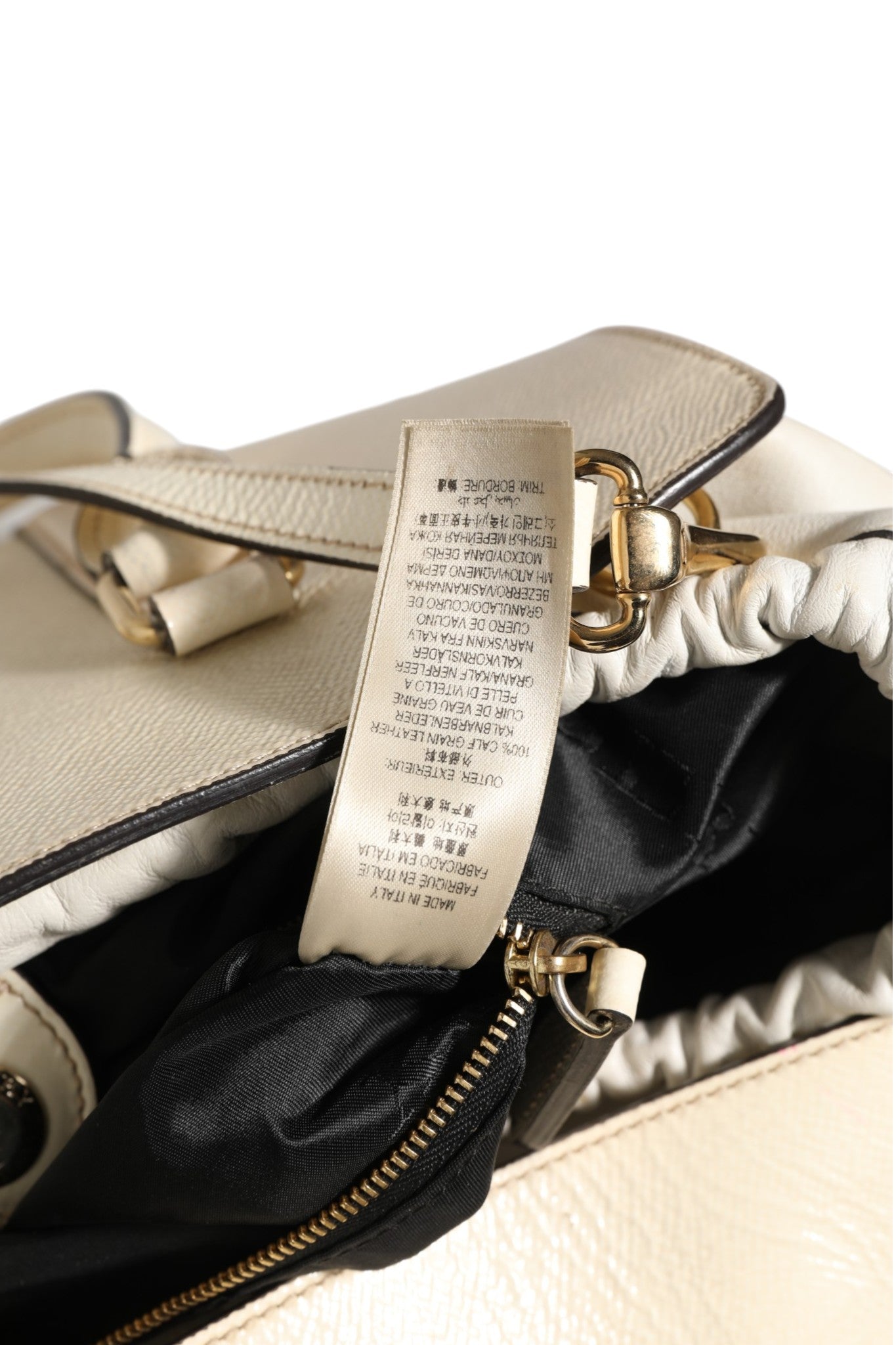 Burberry Chalk White Large Leather Tote Bag | Regal Royce