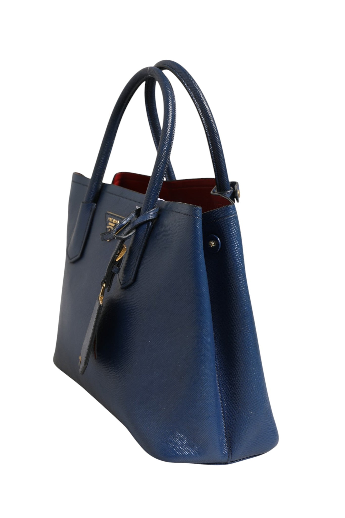 Prada Blue Saffiano Leather 2way Bag | Regal Royce