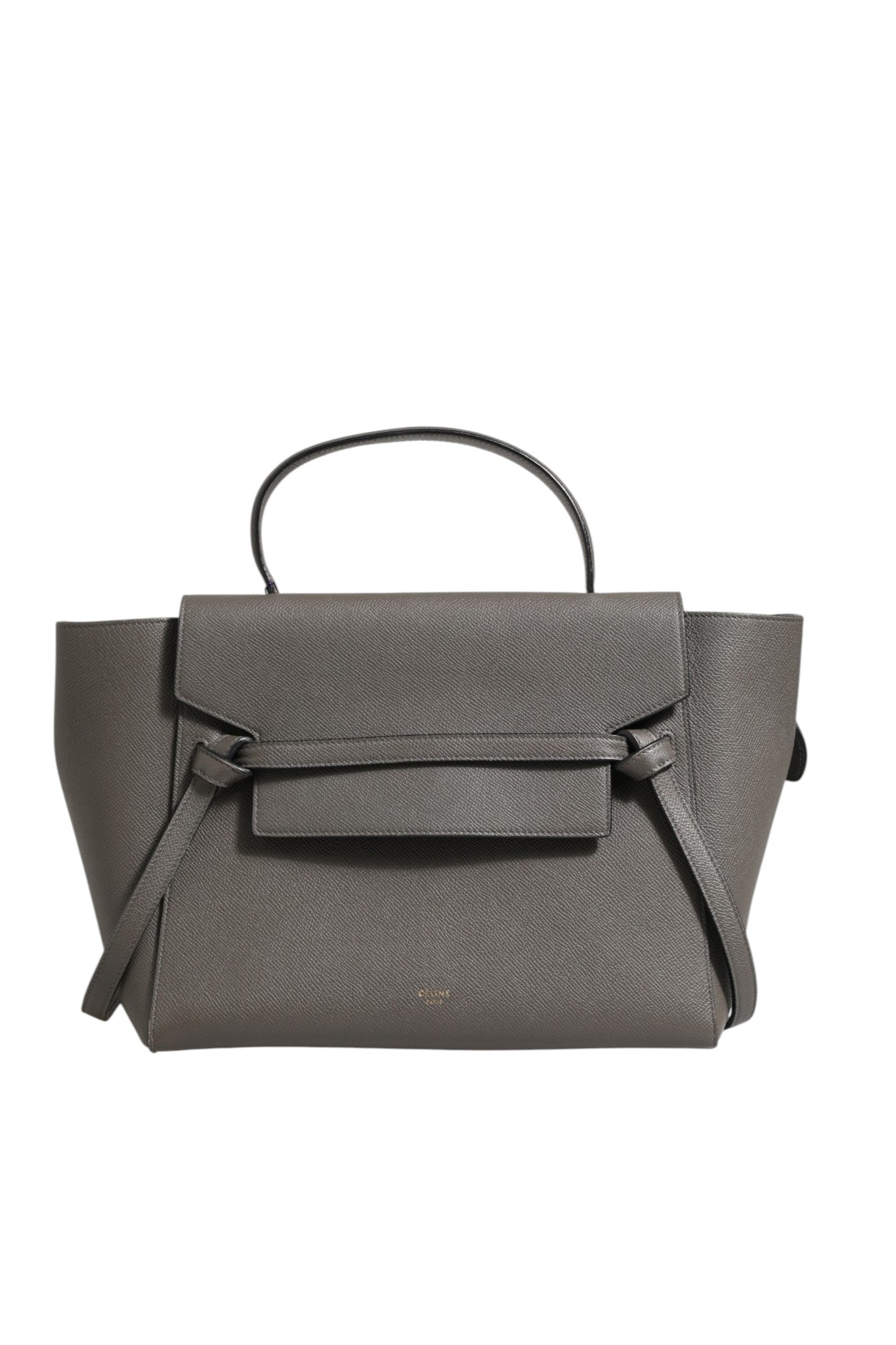 Celine Nano Belt Bag in Grained Calfskin Grey | Regal Royce