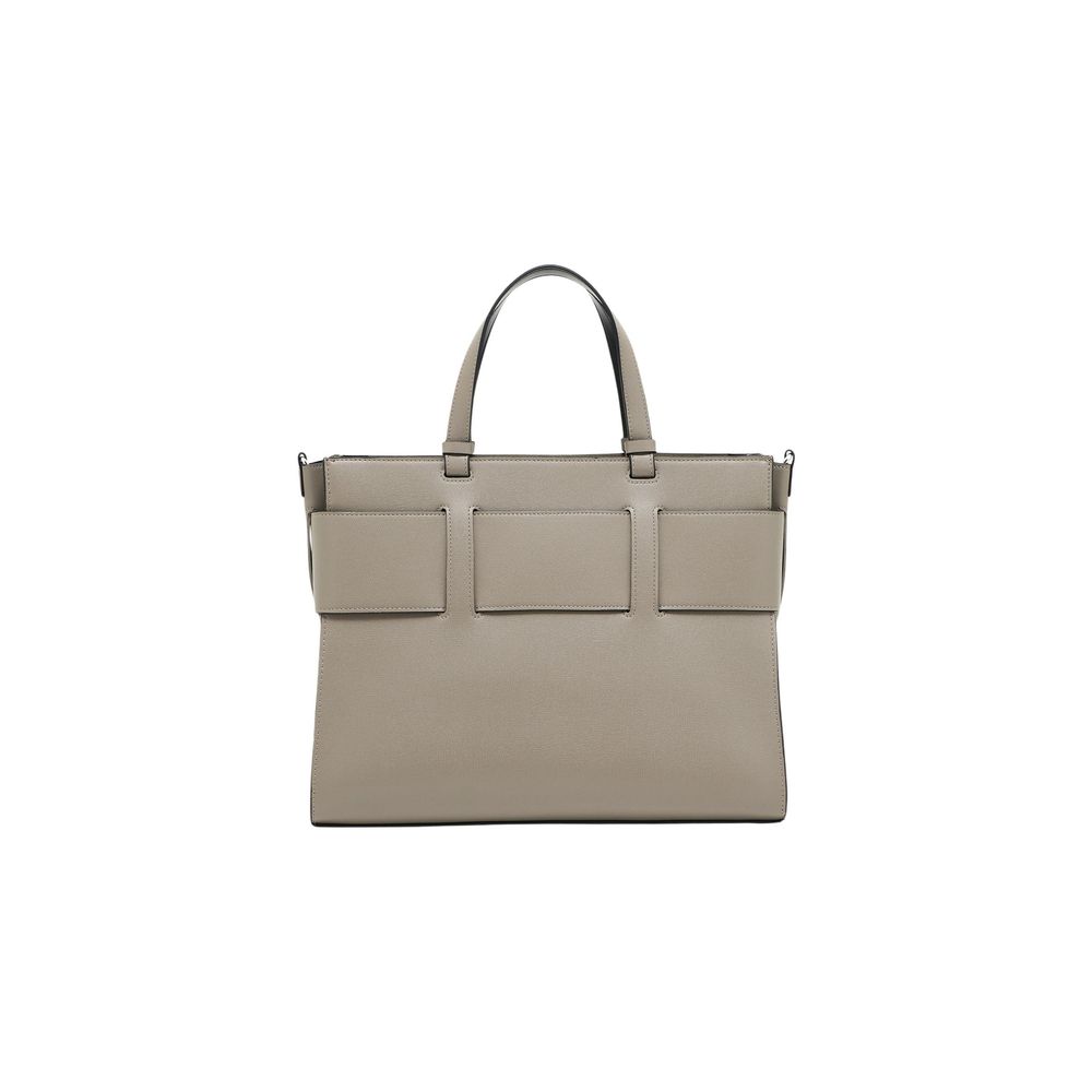 Armani Exchange Beige Artificial Leather Handbag | Regal Royce