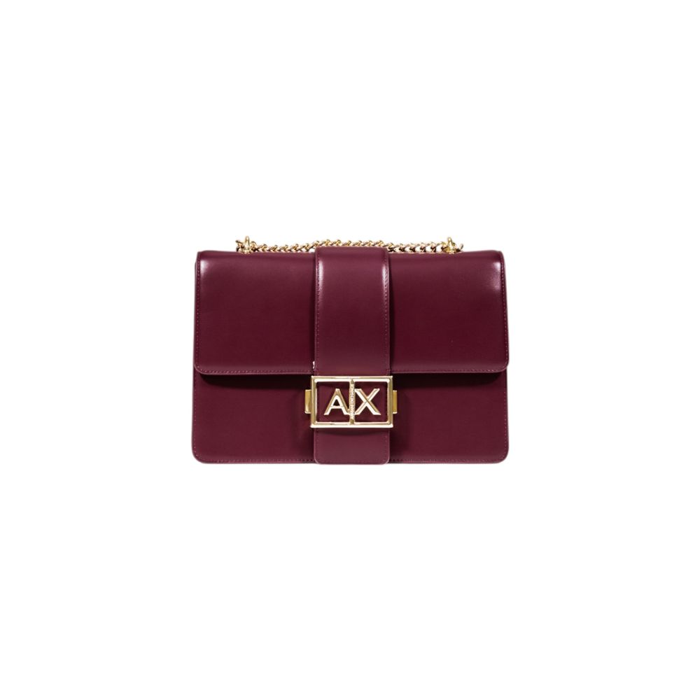 Armani Exchange Bordeaux Polyester Handbag | Regal Royce