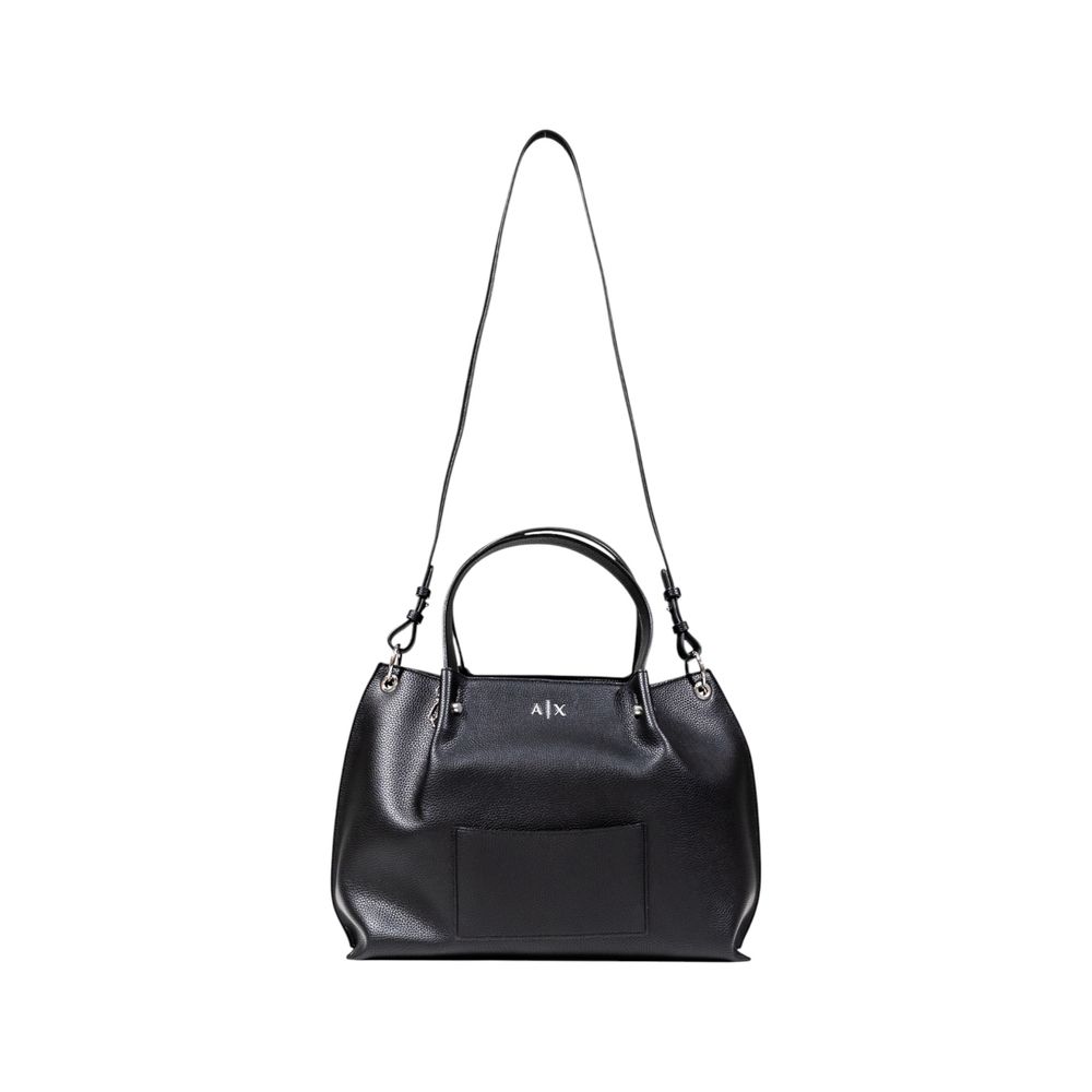 Armani Exchange Black Polyester Handbag | Regal Royce